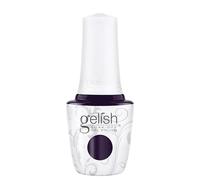 Gelish Nail Polish, A Kiss In The Dark, Black Purple Crème, 15 ml