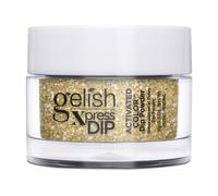 Gelish Xpress Powder Dip Collection (All That Glitters Is Gold) Gold Nail Dip Powder, Vibrant Color, Professional Quality, High Shine, Chip-Resistant,