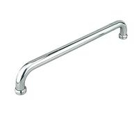 GELISURE Push and Pull Glass Door Handle SUS304 Stainless Steel Polished Chrome Finish,Hole Center Spacing:440mm Shower Door Handle Handles Replacement