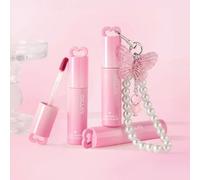 GELLA'S - Juicy Crystal Glossy Lip Gloss - 5 Colors #G02 White Tea Rose - 2.8g