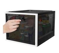 GelldG Lockable Box Large Capacity, Lockable Storage Box Medication Locked Box, Premium Material Locking Box Containers for Fridge Food/Snacks/Phone/Tablet Jail/Home Safety