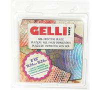 Gelli Arts 6 x 6-inch Gel Printing Plate,Transparent, 15.2 x 15.2 x 15.2 cm