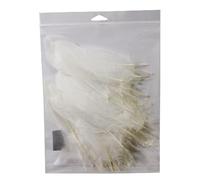 Gelli Arts Pack of 50 White Feathers