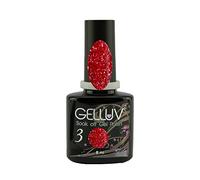 Gelluv Soak Off Gel Nail Polish 8ml UV LED - All That Glitters Collection - Candy Cane