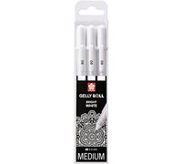 Gelly Roll Basic Set 3 Bright White Gel Pens Medium