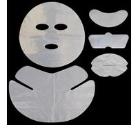 GELMAY 500 Pcs Disposable Face Masks, Ultra Thin Clear Plastic Face Mask, Neck, Eye, Nose, Lip, Skin Care, Skin Care, Moisturizing Patch Wrapped in