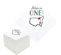 Geloar Golf Cocktail Napkins, 100 Pack Hole in One First Birthday Golf Themed Paper Disposable Cocktail Beverage Napkins for Baby 1st Hole In One Birthday Decorations 2-Ply, 5x5 Inches (Hole in One)