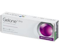 Gelone 1-day Multifocal (30 lenses) Stärke: -7.25, BC: 8.40, DIA: 14.20, Add power: High (+2.00D - +2.50D) -7.25 8.40 14.20