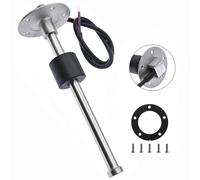 Geloo Fuel Level Sensor, Marine Boat Fuel Sender Car Fuel Water Level Sensor 316 Stainless Steel Unit 5 Hole Fit for Fuel Water Gauge 0~190 ohm (100MM)