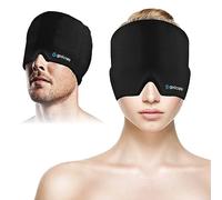 Gelpacks Direct - 3-in-1 Reusable Migraine Relief Cap. 360° Coverage Flexible Thick Gel Cap. Warm & Cold Compress Headache Hat for Migraine, Sinus, Stress & Headache Relief.