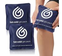Gelpacks Direct - Reusable Hot & Cold Replacement Gel Pack with Non-Woven Sleeve (Pack of 2 - Small) Ice Packs for Sports Injuries, Chronic Pain, Joint Stiffness, Swelling, Pain Relief & More.