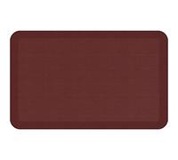 GelPro 816825012469 Designer Comfort Grasscloth Crimson Ergo-Foam Anti-Fatigue Kitchen Floor Mat