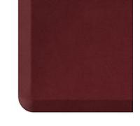 GelPro NewLife Anti-Fatigue Designer Comfort Kitchen Floor Mat, 20x48”, Leather Grain Cranberry Stain Resistant Surface with 3/4” Thick Ergo-foam Core for Health and Wellness