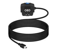 GELRHONR Mini USB OBD Power Cable for Electronic Vehicles Dash Camera,12-24V OBD2 Dashcam Hardwire Kit, with Switch Button 24 Hours Surveillance and Acc 2 Mode