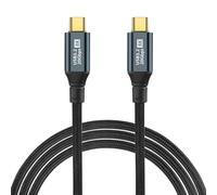 GELRHONR PD100W USB C to USB C Data Cable, USB Type C 3.2 Gen 2 Cable 20V 5A Fast Charging 20Gbps Data Transfer Support 8K Video Output Compatible with Type-C Devices (2M/6.5Ft)