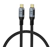 GELRHONR Short USB C Cable 240w,USB 4 240w 40Gbps USB C Cable for Thunderbolt 3 Support 8K@60Hz 4K@120Hz Video,Compatiable with Tablet,Laptop,VR Link,Hub (0.5M)