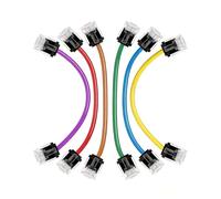 GELRHONR Ultra Slim Short Ethernet Cable 25cm,Colorful Network Cable,OD3.8mm Cat 6 Patch Cables,1000Mbps High Speed,with RJ45 Connectors for Outer,Switch,PC,TV,Office Use,6Pack