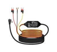 GELRHONR USB C Dash Cam Hardwire Kit, 12V-24V to 5V Type C ACC Hard Wire Kit for Dash Camera 11.5FT, 24H Parking Mode with Low Voltage Protection for Dashcam, GPS