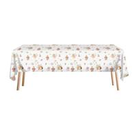 Geluode 2pcs Fairy Tablecloth 137x274cm, Enchanted Garden Party Decor Set - Whimsical Fantasy Theme for Birthday, Baby Shower, Tea Party