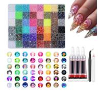 Gem Applicator - Multi Rhinestone Set, Crystalline Resin Ornamentation Hardware, Decorative Embellishment Fabrication Accessory, Creative Media Enhancement Equipment, Fashion Customization