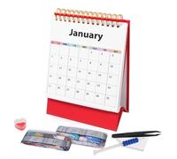 Gem Art Calendar - Gem Art Kits 2026 Monthly Calendar for Desktop | Craft Supplies for Shelf Table Entryway Holiday Wedding Birthday Christmas Dorm Teens Women Girls