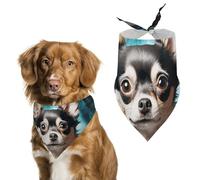 Gem Cave Chihuahua Dog Bandanas - Cute Pet Scarf for Dogs Cats Triangle Kerchief Bibs Soft Breathable Pet Bandanas Fashion Accessory for Puppy Small Medium Large Pets
