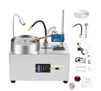 Gem Faceting and Polishing Machine, 180W Power, Adjustable 0-3000RPM, Ideal for Cutting, Grinding and Polishing Crystal, Agate, Tourmaline, Stone, Knives