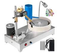 Gem Faceting Machine, 120W Jade Grinding Polisher with Digital Display, Precision Angle Polisher for Jewelry Making