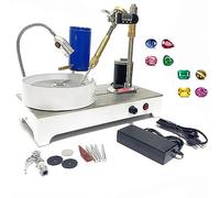 Gem Faceting Machine, 120W Jewel Polishing Grinder, 1800 RPM Adjustable Speed with Digital Display for Precision Gemstone Cutting