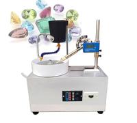 Gem Faceting Machine - 180W Grinding Cutting Polishing Tool with Adjustable Angle and Height for DIY Jade Processing