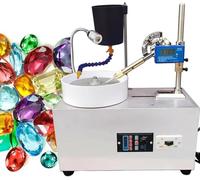 Gem Faceting Machine 180W Jade Angle Polisher w/Digital Display Water Pump 0-2800RPM Flat Grinder Lapidary for Gemstone Grinding,Jewelry Polishing