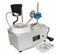 Gem Faceting Machine, 180W Jade Grinding Polishing Machine with Angle Positioning Fine Adjustment Controllers Copper Wire Motor and Silent Bearings Adjustable Jewel Angle Polisher