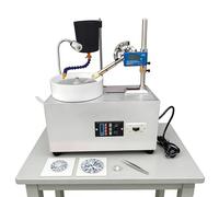 Gem Faceting Machine, 180W Jewelry Polisher with Copper Wire Motor, 3000rpm Angle Adjustment, Electroplating Tools for Natural Gemstones Grinding Cutting Polishing
