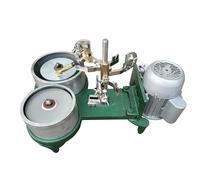Gem Faceting Machine, 250W Gemstone Angle Machine Polishing and Polishing Double Disc Facet Machine Double Head Flat Grinder Grinding Machine