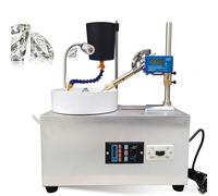 Gem Faceting Machine, 2800rpm Adjustable Speed, Precise Manipulation, Splash Guard & LED Light for Grinding Gemstones & Jade, Perfect for Beginners