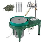Gem Faceting Machine - 8-inch Rock Polisher, Lapidary Grinder and Polisher with Mechanical Handle for Jewelry and Gem Cutting