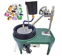 Gem Faceting Machine - 8 Inch Rock Polisher with 2800RPM Adjustable Speed, Jewelry Polisher for Lapidary Equipment and Gem Cutting