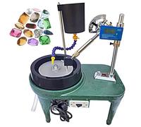 Gem Faceting Machine - 8 Inch Rock Polisher with 2800RPM Adjustable Speed, Jewelry Polisher for Lapidary Equipment and Gem Cutting