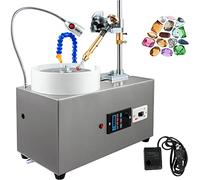Gem Faceting Machine, Electric Jewelry Polisher Jade Flat Grinder 0-2800RPM Adjustable Rotating Speed, Rock Jewel Angle Polisher with Precise Mechanical Manipulator & Scale Gem Jade Stone Crystal