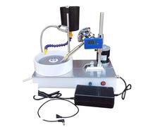 Gem Faceting Machine, Electric Pusher Jade Seal Engraving Knife Grinding Polisher Gemstone Grinding Machine Small Jewelry Jade Agate Facing Machine(Digital Display)