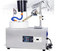 Gem Faceting Machine for Jade Grinding & Polishing, 180W Motor & Water Pump Flat Grinder, Digital Display, Natural Gemstone Processing