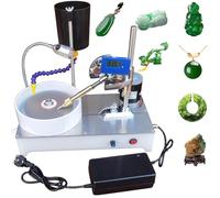 Gem Faceting Machine for Jewelry Making, 2800RPM High Speed with Digital Display, Perfect for Lapidary and Stone Polishing
