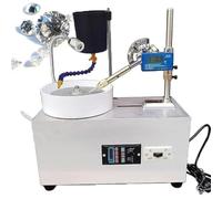 Gem Faceting Machine, Jewel Polisher Tool for Jade Grinding, Lapidary Flat Grinder 2800RPM for Stone and Crystal Use