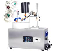 Gem Faceting Machine, Lapidary Stone Polisher, Jewelry Grinder, 0-96° Scale, 0-3000 RPM, LED Angle Indicator for Grinding & Polishing