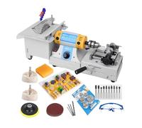 Gem Faceting Machine, Multifunctional Jewelry Lapidary Saw, 750W, 800-10000rpm Adjustable Speed, Ideal for Precise Cutting of Gemstones, Perfect for Jewelry Artisans