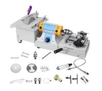 Gem Faceting Machine, Multifunctional Jewelry Lapidary Saw, 750W with Adjustable Rotating Speed 800-10000rpm, Ideal for Precise Cutting and Jewelry Artisans
