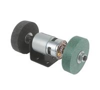 Gem Faceting Machine - Small Polisher & Grinder for DIY Jewelry, Double Shaft Power, Home Sanding Tool for Jade and Other Materials