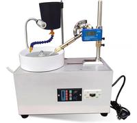 Gem Faceting Machine with Digital Angle Display & LED Light, 0-2800rpm Adjustable Speed with Water Pump, for Precision Grinding & Polishing Gemstones, Jade