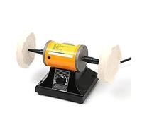 Gem Grinding Kit Mini Desktop Speed Control Machine Jewelry Polishing Double Wheel