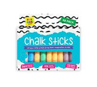 Gem Imports 48 Assorted Chalk Sticks - Coloured Drawing Chalk for Pavements, Chalkboards, Arts, Crafts & Children's Activities